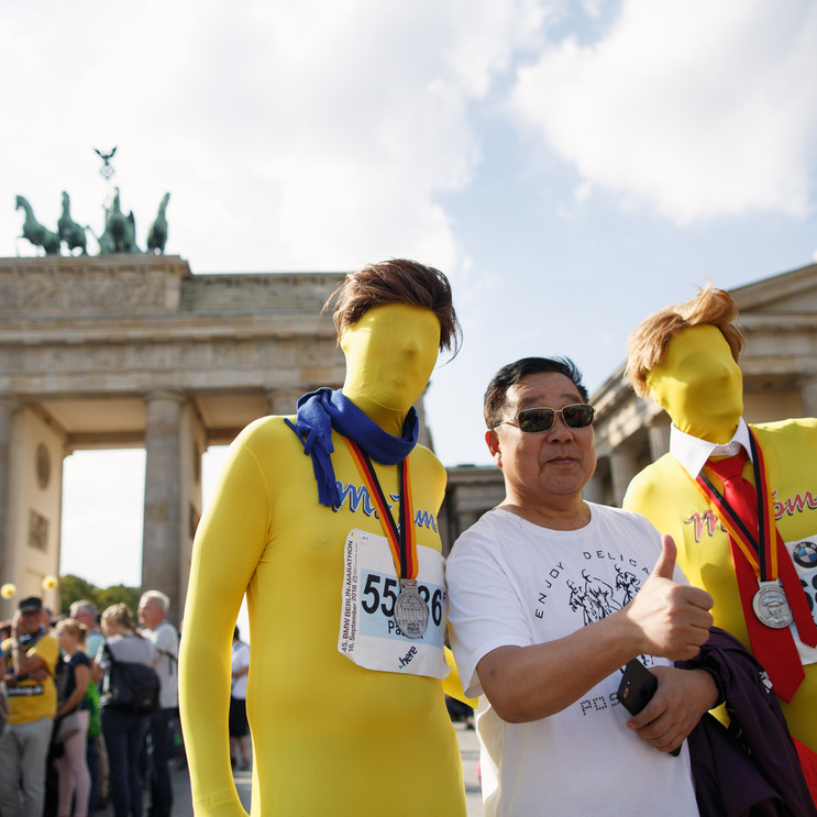 Lösung: Mr.Jim und Mr.Tom beim Berlin Marathon | Promotions für Mr.Jim