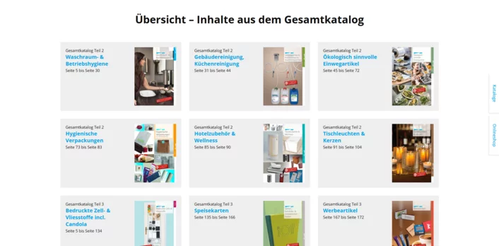 Unsere Lösung - Klare Produktwelten und direkte Wege zur Bestellung Unsere Lösung - Klare Produktwelten und direkte Wege zur Bestellung