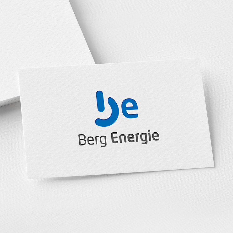 Lösung: Das Logo auf der Visitenkarte | Logo für Berg Energie