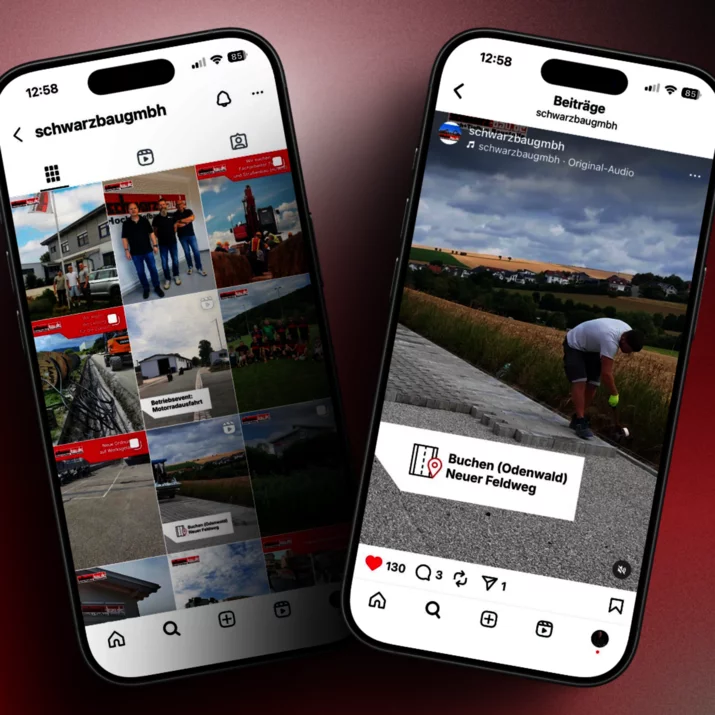 Social Media für SCHWARZ Bau Social Media für SCHWARZ Bau