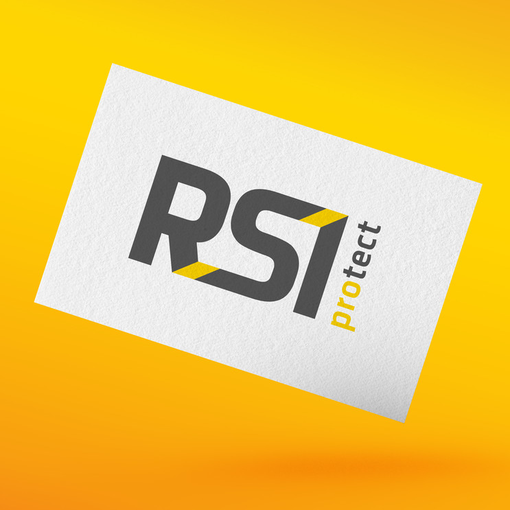 ösung: das neue Logo und der erweiterte Name | Marke, Logo & CD für RSI protect®