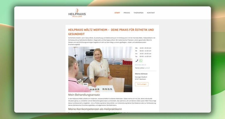 Heilpraxis Henrietta Wältz | SEO