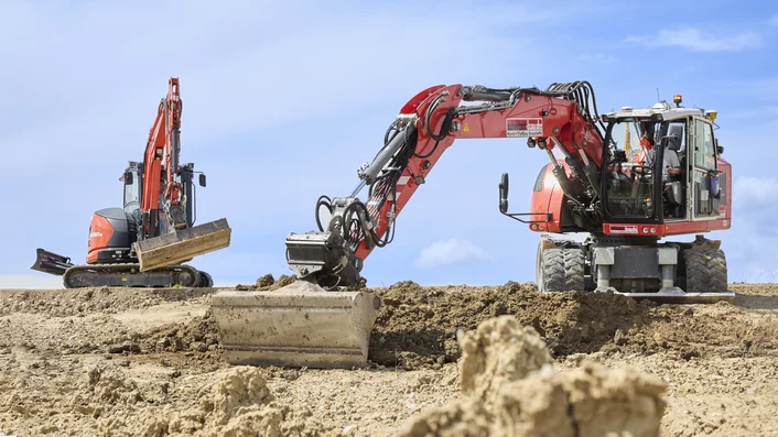 Baustelle von SCHWARZ Bau Unsere Aufgabe - Ein Traditionsbetrieb, modern präsentiert