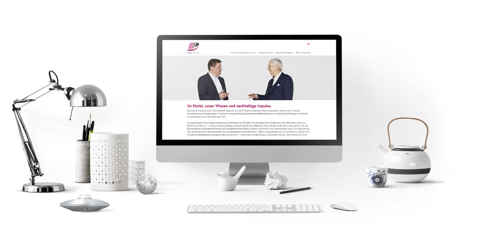 Website für w+p consulting | Web Referenzen