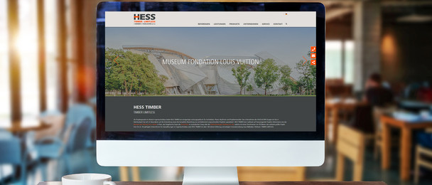Website für HESS Timber | Web & SEO Referenzen 